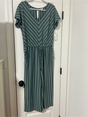 Striped Jumpsuit